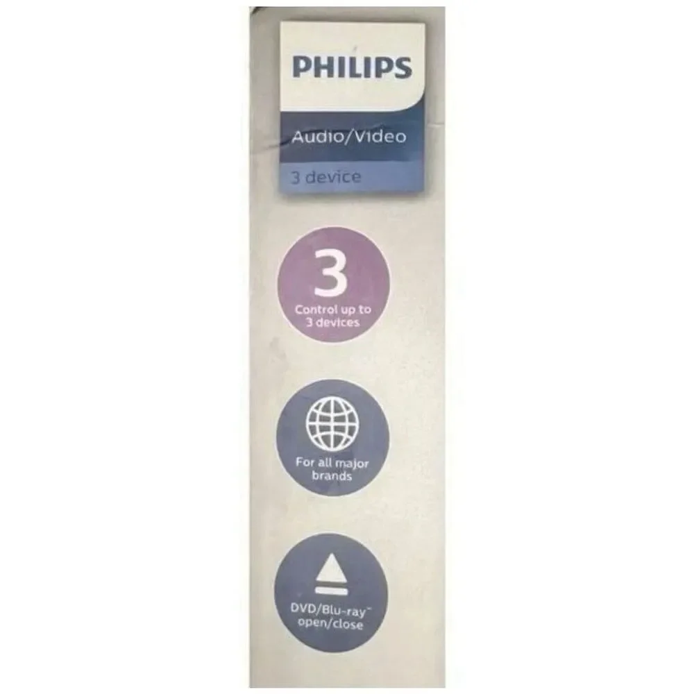 JASCO PHILIPS 4-DEVICE UNIVERSAL REMOTE C - SRP9141A/07 NISP